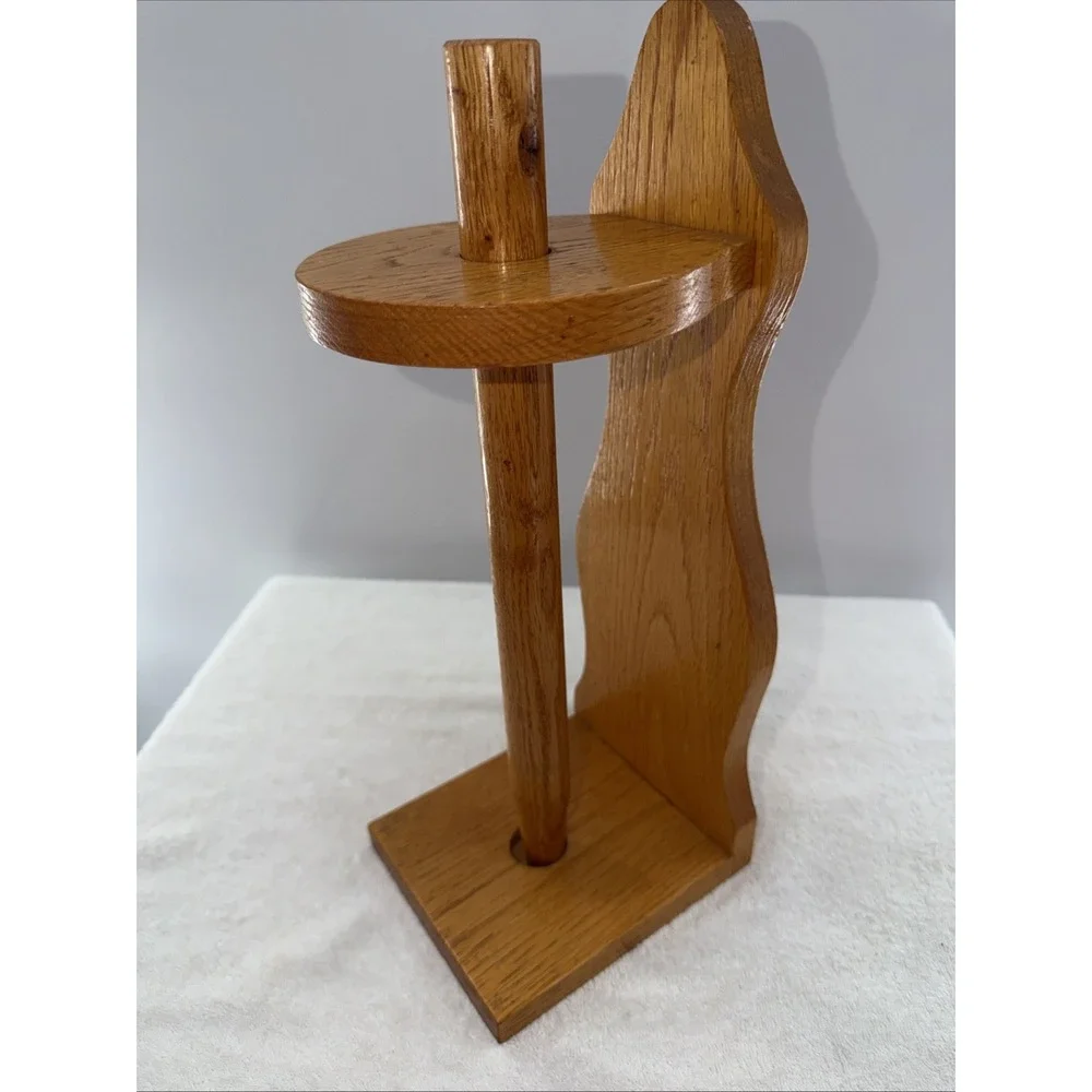 Oak Wood Paper Towel Holder Handmade 16